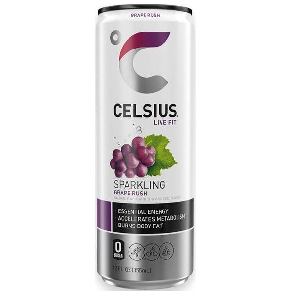 CELSIUS Sparkling Grape Rush Image Of CELSIUS Sparkling Grape Rush SKU: 320165